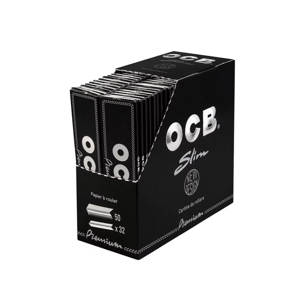 OCB Slim Premium Black (carton) OCB Feuille à rouler