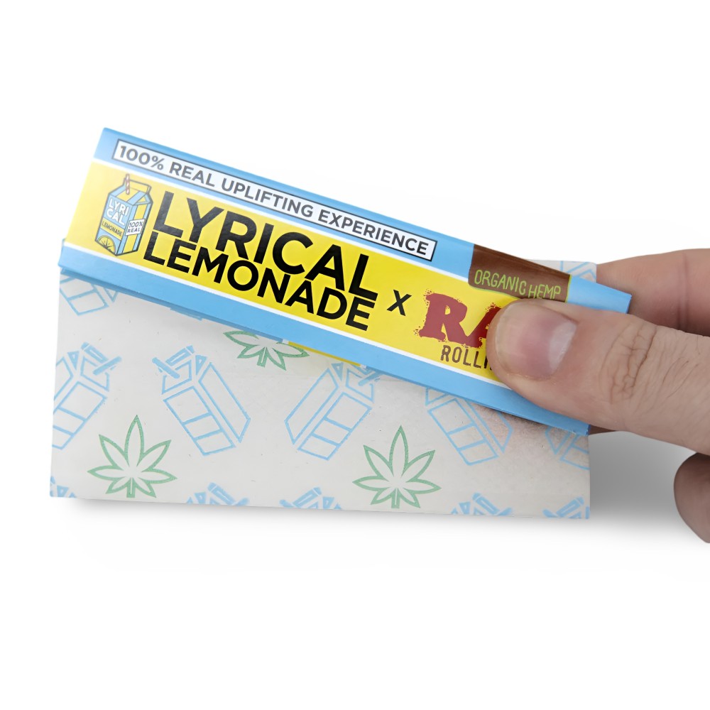 10X Rolling Papers RAW x Lyrical Lemonade King Size Wide RAW Raucherzubehör