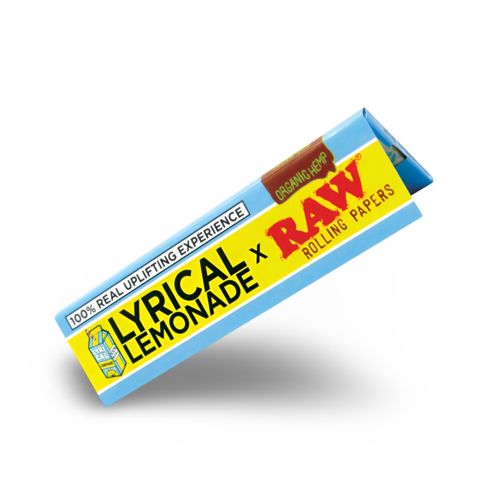 10X Rolling Papers RAW x Lyrical Lemonade King Size Wide RAW Raucherzubehör