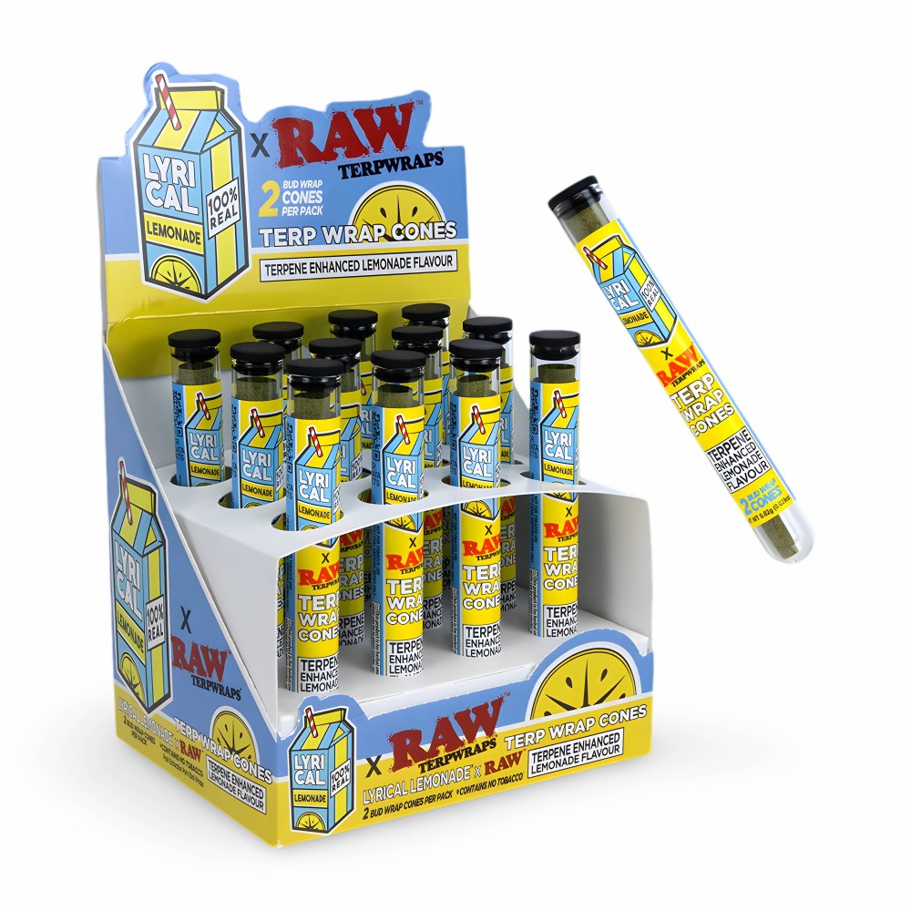Lyrical Lemonade X RAW Bud Wrap Cone (2 Stück) RAW Raucherzubehör