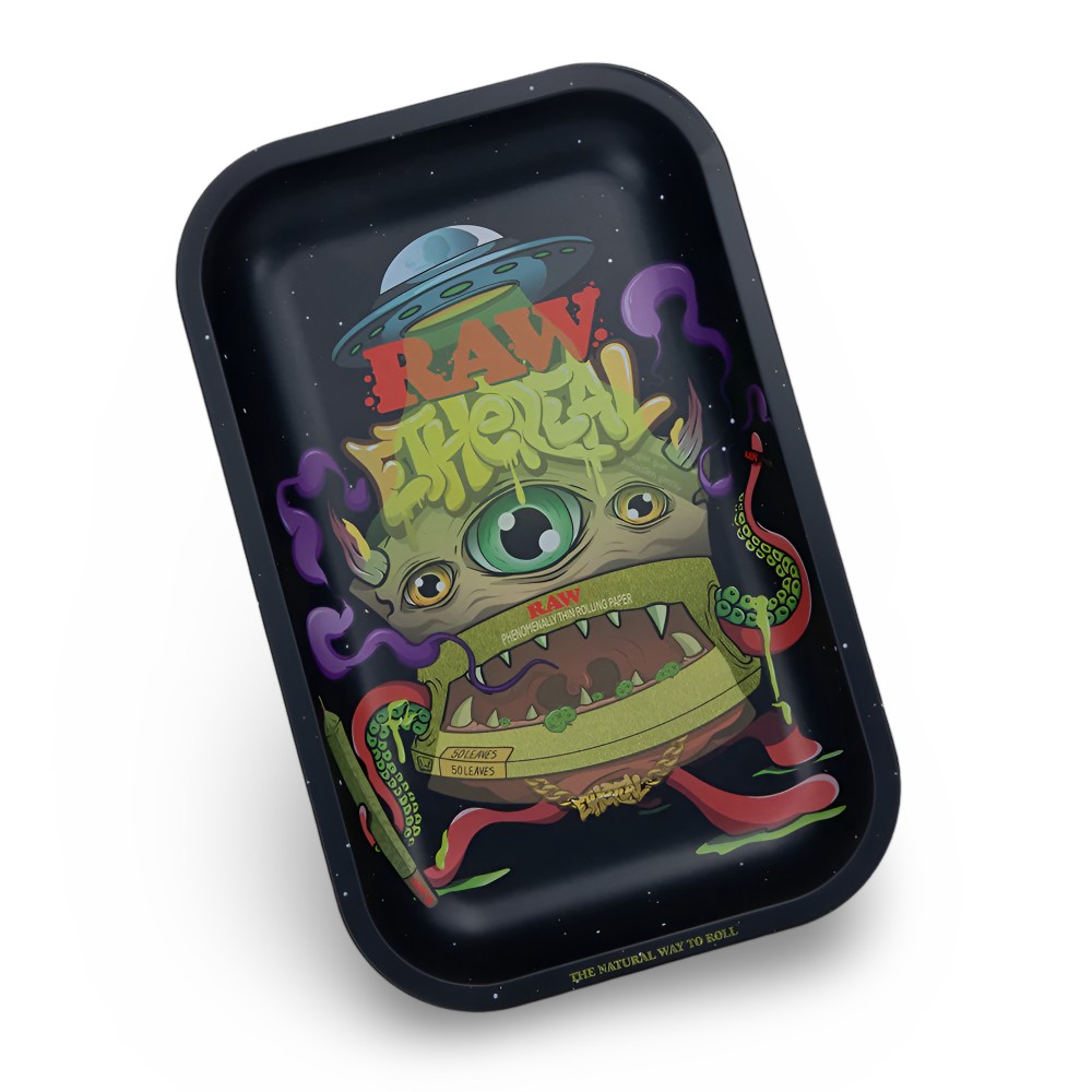 Vassoio rotante RAW Monster Ethereal Small (Edizione limitata) RAW Vassoio di rotolamento