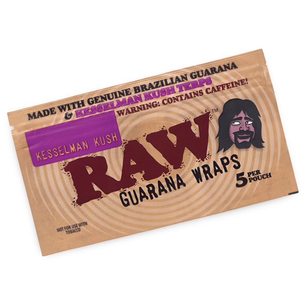 Carton RAW Guarana Wraps (5 X 25 pièces) RAW Produits