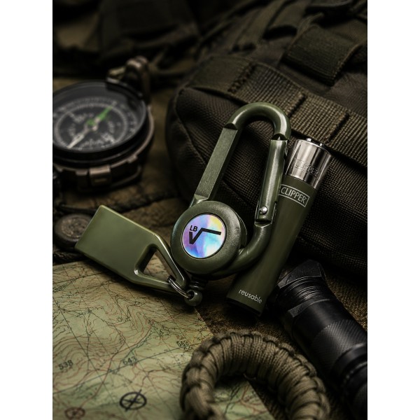 Accendino Lish LBV Verde militare LBV Prodotti