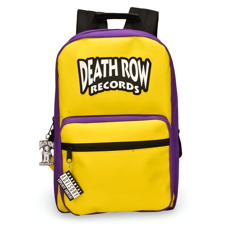 Smell-Proof Backpack: Yellow and Purple "Death Row" Death Row Products