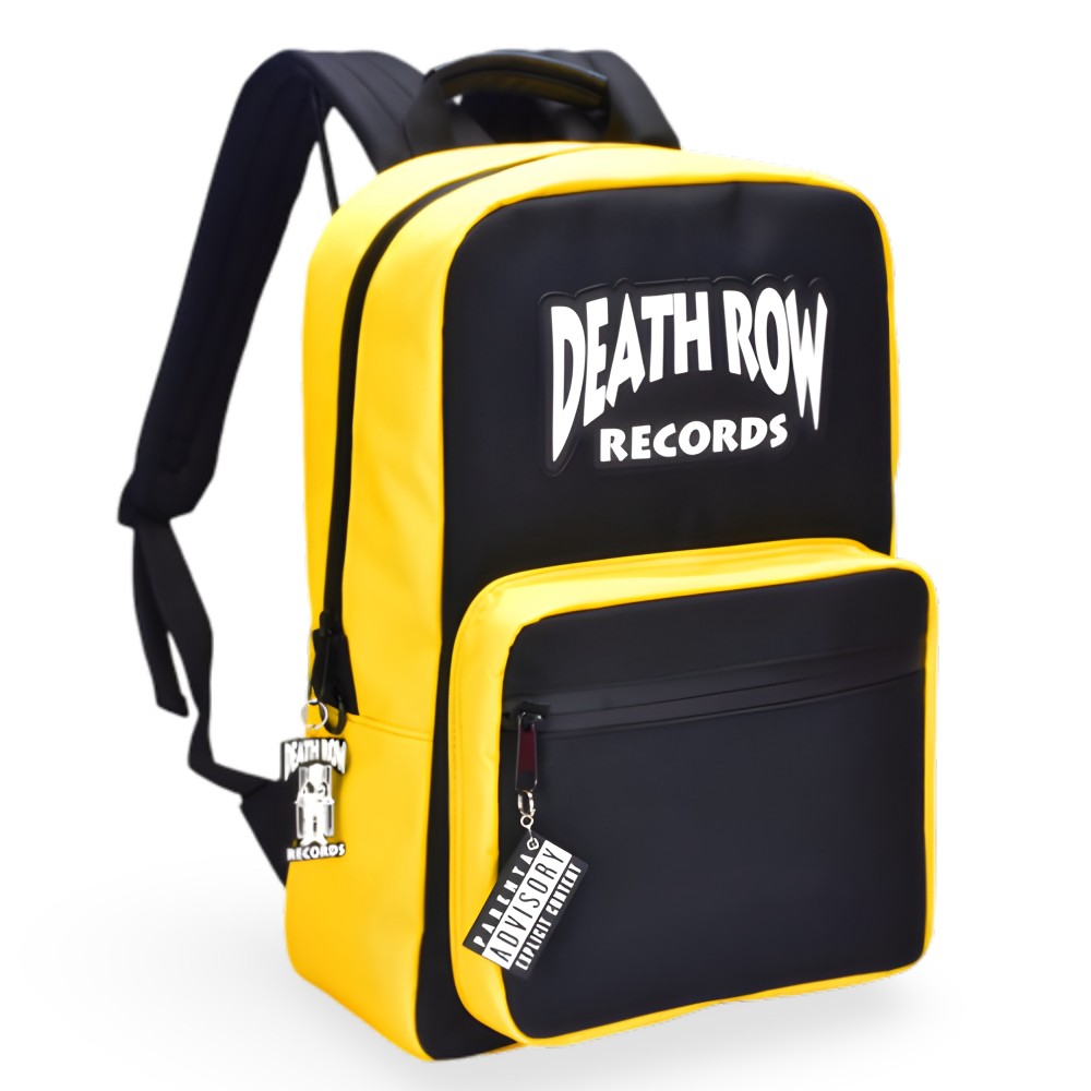 Smell Proof Backpack Black Yellow Death Row Death Row Produits