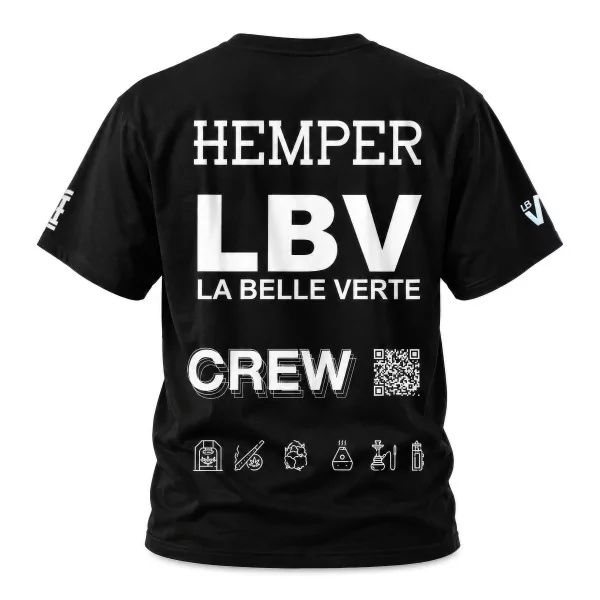 T-SHIRT LBV X HEMPER BLACK LBV Vêtements