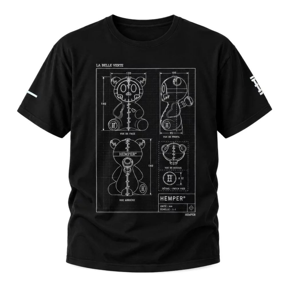 LBV X HEMPER BLACK T-SHIRT LBV Clothing