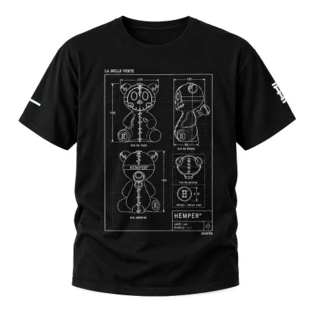 LBV X HEMPER BLACK T-SHIRT LBV Clothing