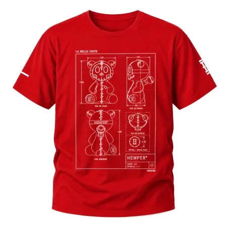 T-SHIRT LBV X HEMPER RED LBV Vêtements