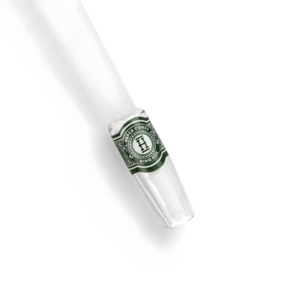 Hemper King Size Glass Tipped Paper Cones White Hemper Accessoires fumeurs