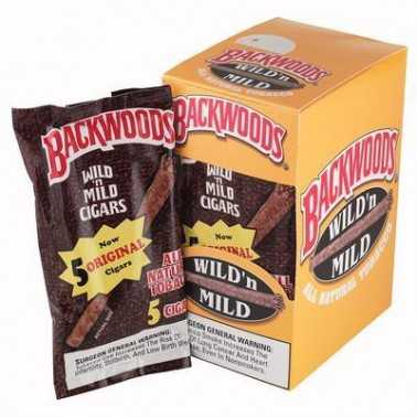Blunts Backwoods Original (5 pezzi) Backwoods Produits non livrable à l'etranger
