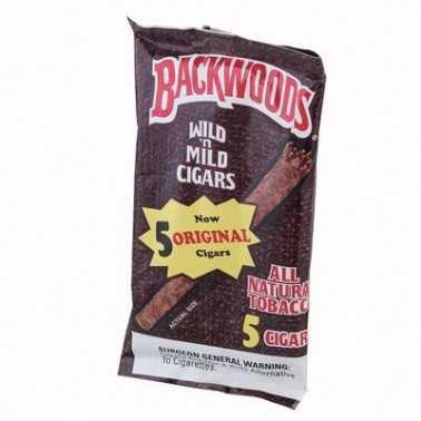 Blunts Backwoods Original (5 pièces) Backwoods Produits non livrables à l'etranger