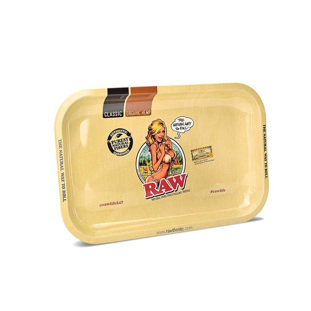 Raw Girl Piccolo vassoio per rotoli RAW Vassoio di rotolamento