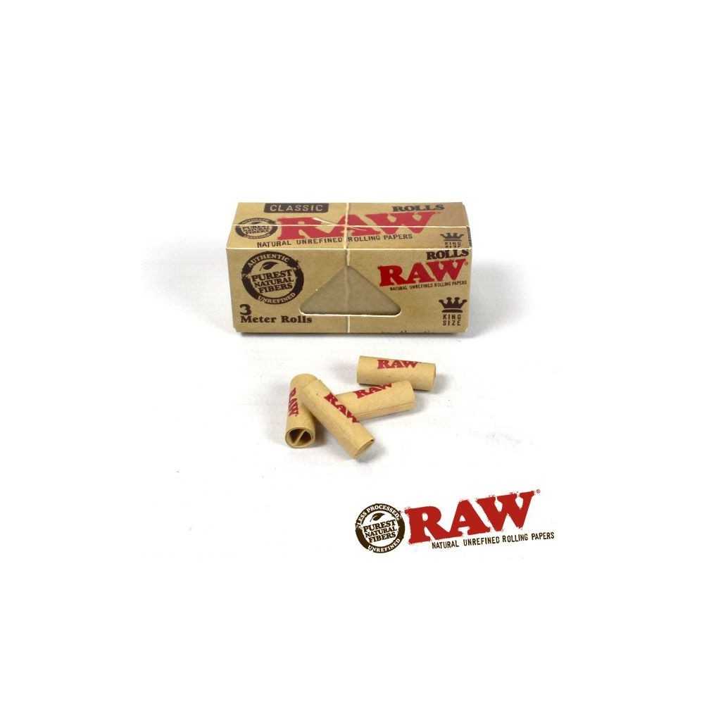 Raw Rolls King Size Slim + Tips Masterpiece RAW Blatt zum Rollen