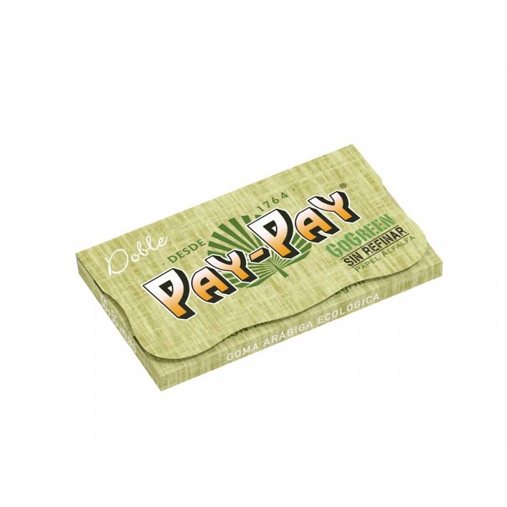 PAY PAY GO Green Double Rolling Paper Pay Pay  Rolling Paper