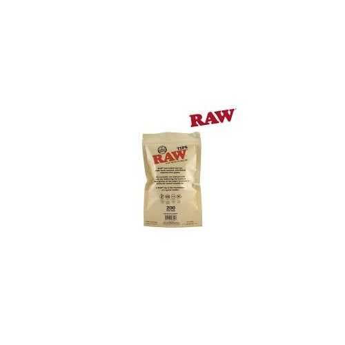 Sachet de 200 filtres pré-roulé Raw RAW Filtres