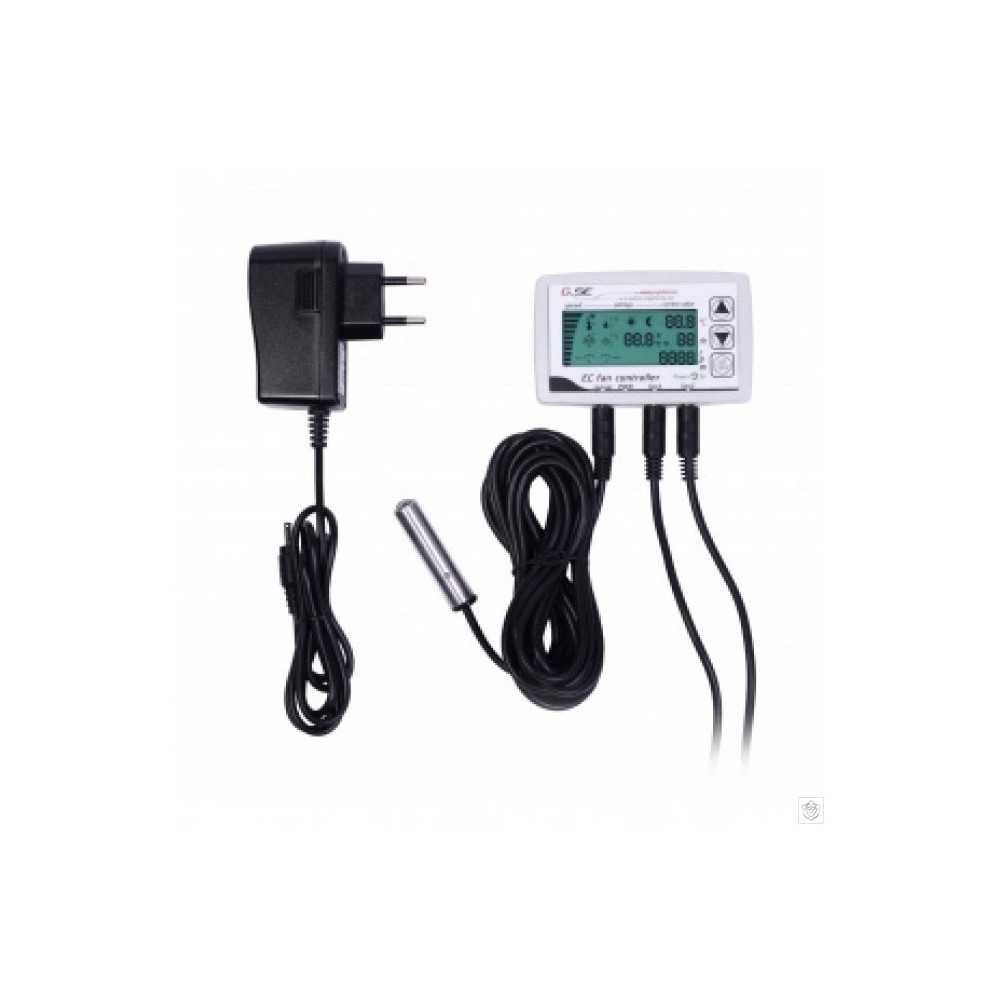 EC LCD Controller GSE für 2 Fans GSE Leiser Abzieher mit EC-Motor