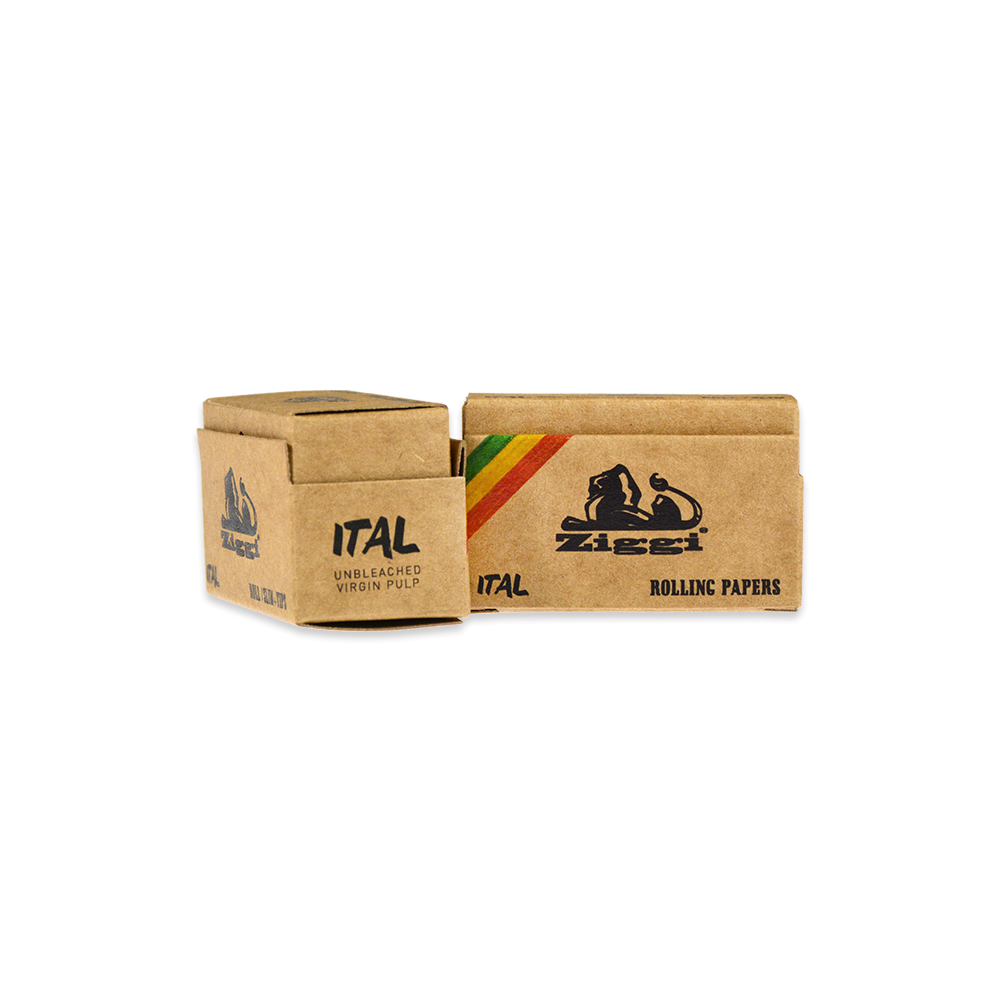 Ziggi Rotoli di carta ITAL Brown + Suggerimenti Ziggi Foglio di laminazione