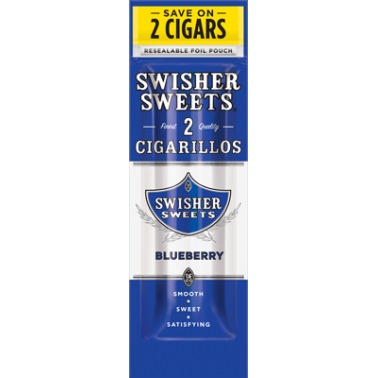 Sigaretti Blunt Mirtillo Swisher Sweets  Produits non livrable à l'etranger