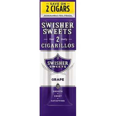 Blunt Cigarillos Grape Swisher Sweets  Produits non livrable à l'etranger