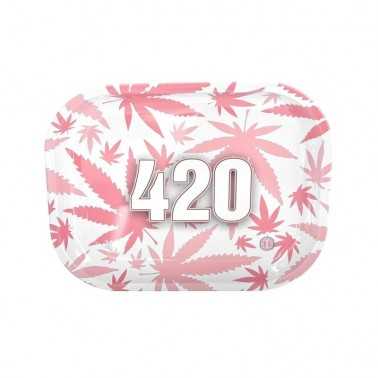 V-Syndicate "420" Pink Rolling Tray V Syndicate  Rolling Tray