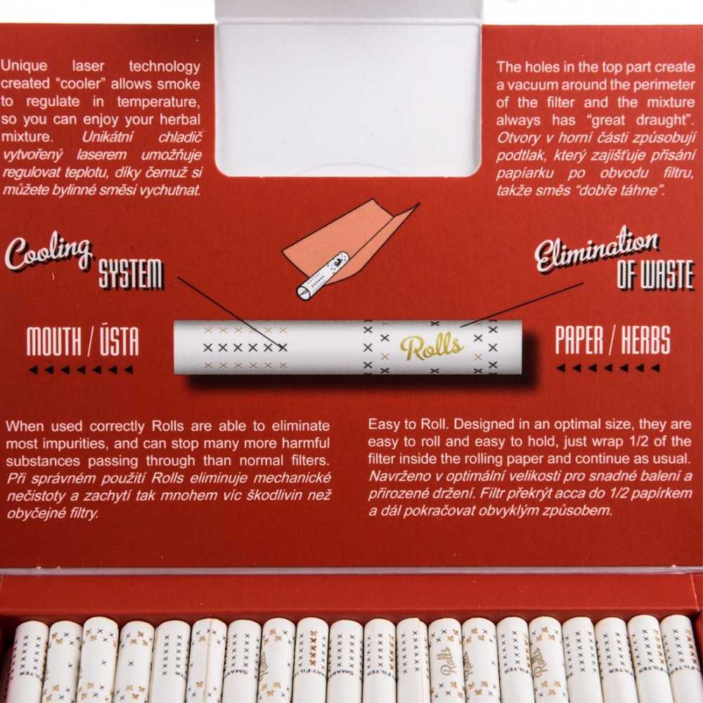 Rotoli Smart Filter 6 mm confezione da 80 pezzi Rolls Filter  Filtri