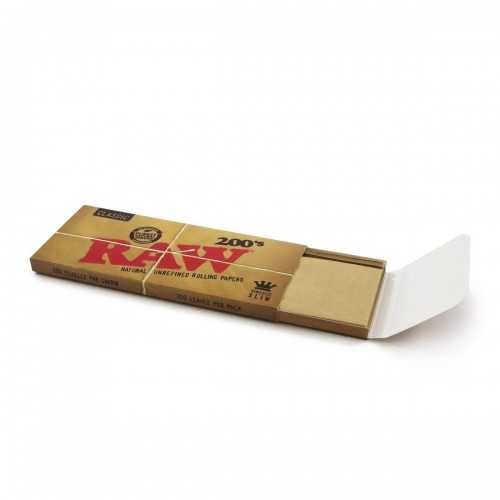 Raw Slim Classic King Size 200's (200 pièces) RAW Feuille à rouler