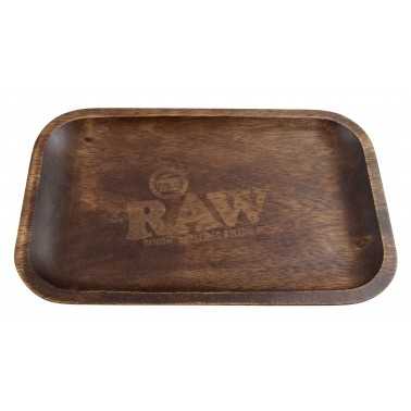 Raw Wooden Rolling Tray Small RAW Rolling Tray