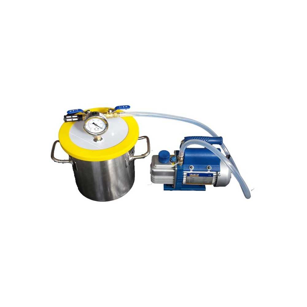 3 Gallon Desiccator Kit + 2.5 CFM Vacuum Pump