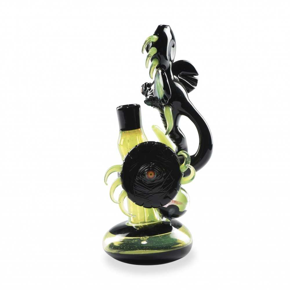 Bong Artist "Dabbing Rig Elephant Eye" (Dabbing Rig Elephant Eye) Chameleon Glass Bong Artist