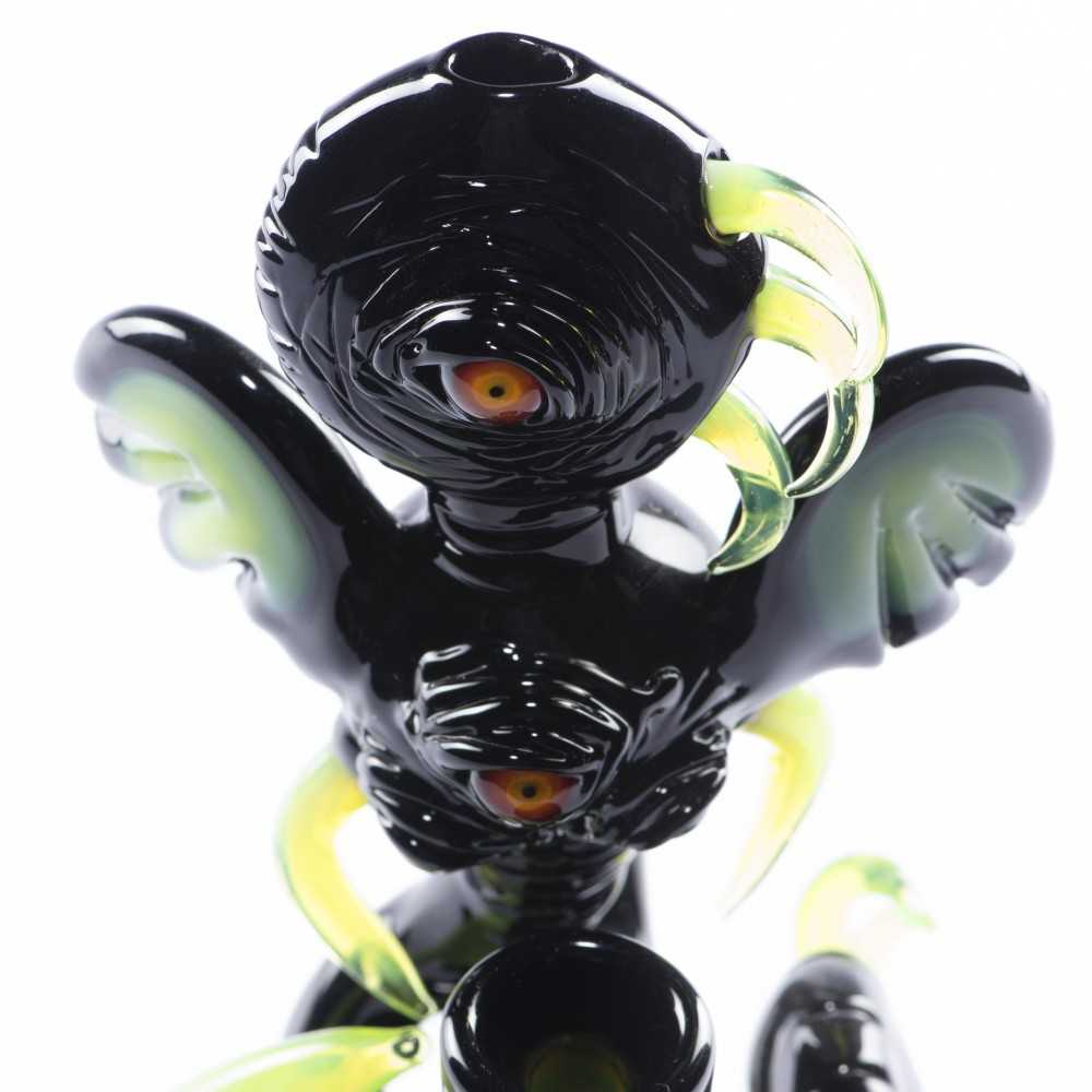 Bong Artist "Dabbing Rig Elephant Eye" (Dabbing Rig Elephant Eye) Chameleon Glass Bong Artist