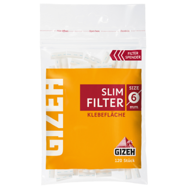 Cigarette filter Gizeh Slim 6mm Gizeh SMOKE SHOP