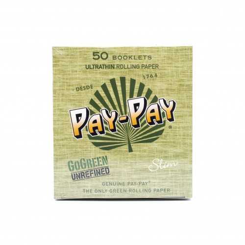 PAY PAY GO Verde King Size Slim Rolling Paper Pay Pay Rolling Paper