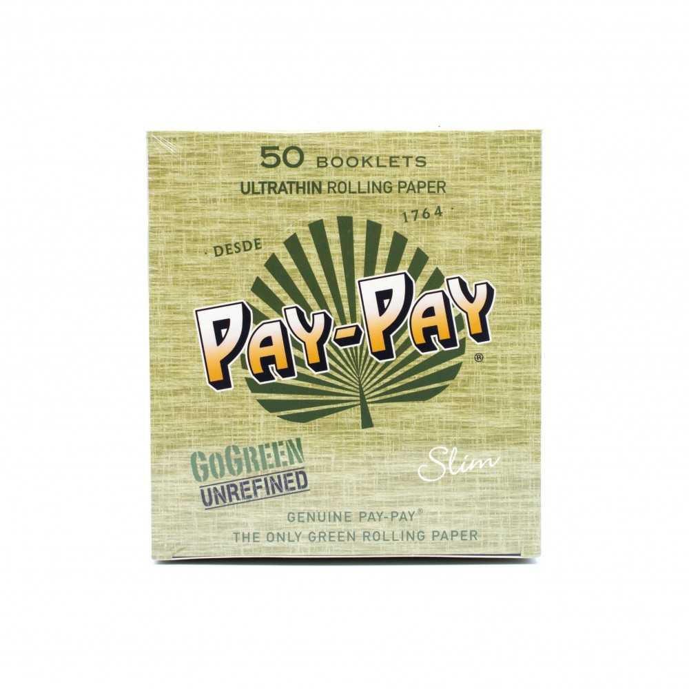 PAY PAY GO Cartone di carta da rotolo verde King Size Slim Pay Pay Foglio di laminazione