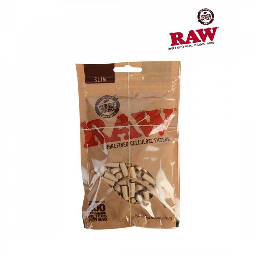Raw slim 6 mm cellulose filter RAW SMOKE SHOP