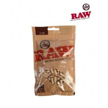 Slim Raw-Filter aus 6 mm Zellulose RAW SMOKE SHOP