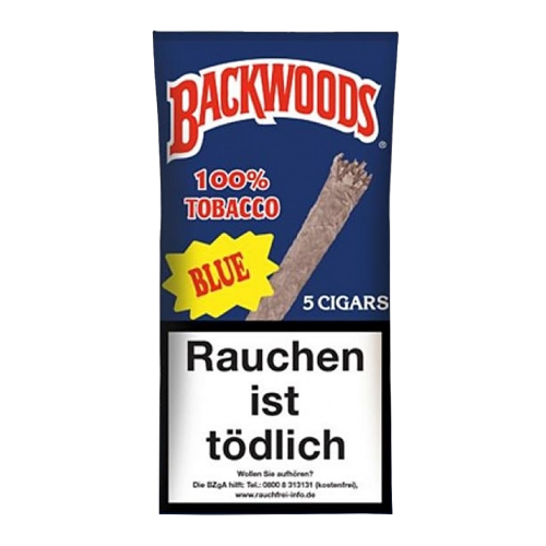 Blunts Backwoods Blue (5 pièces) Backwoods Produits non livrables à l'etranger