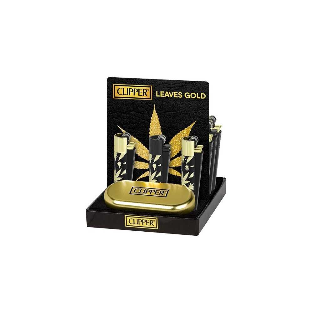 Clipper Metal Gold Leaves + Box Clipper Clipper