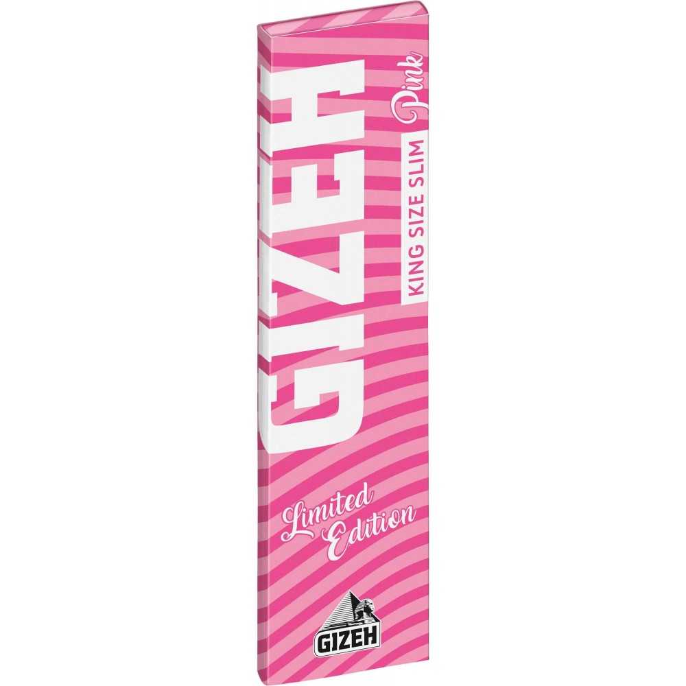 Carta da rotolo GIZEH King Size Slim "Rosa Gizeh Foglio di laminazione