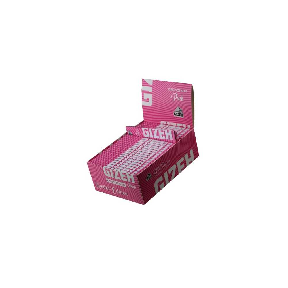 GIZEH King Size Slim "Pink" Cartone per lenzuola arrotolabili Gizeh Foglio di laminazione