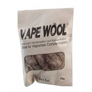 Vape Wool Fibre de chanvre 10g Black Leaf Vaporisation