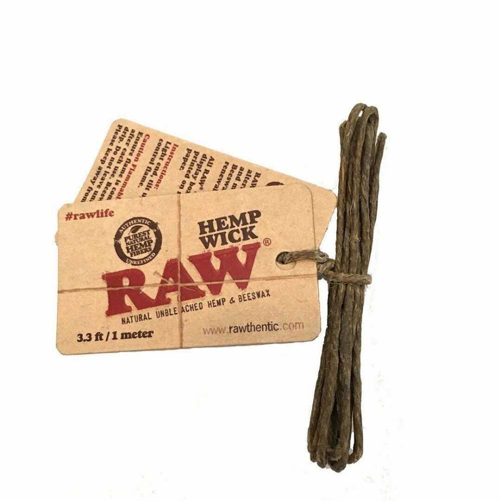 Stoppino di canapa grezza 1m RAW Artista Bong