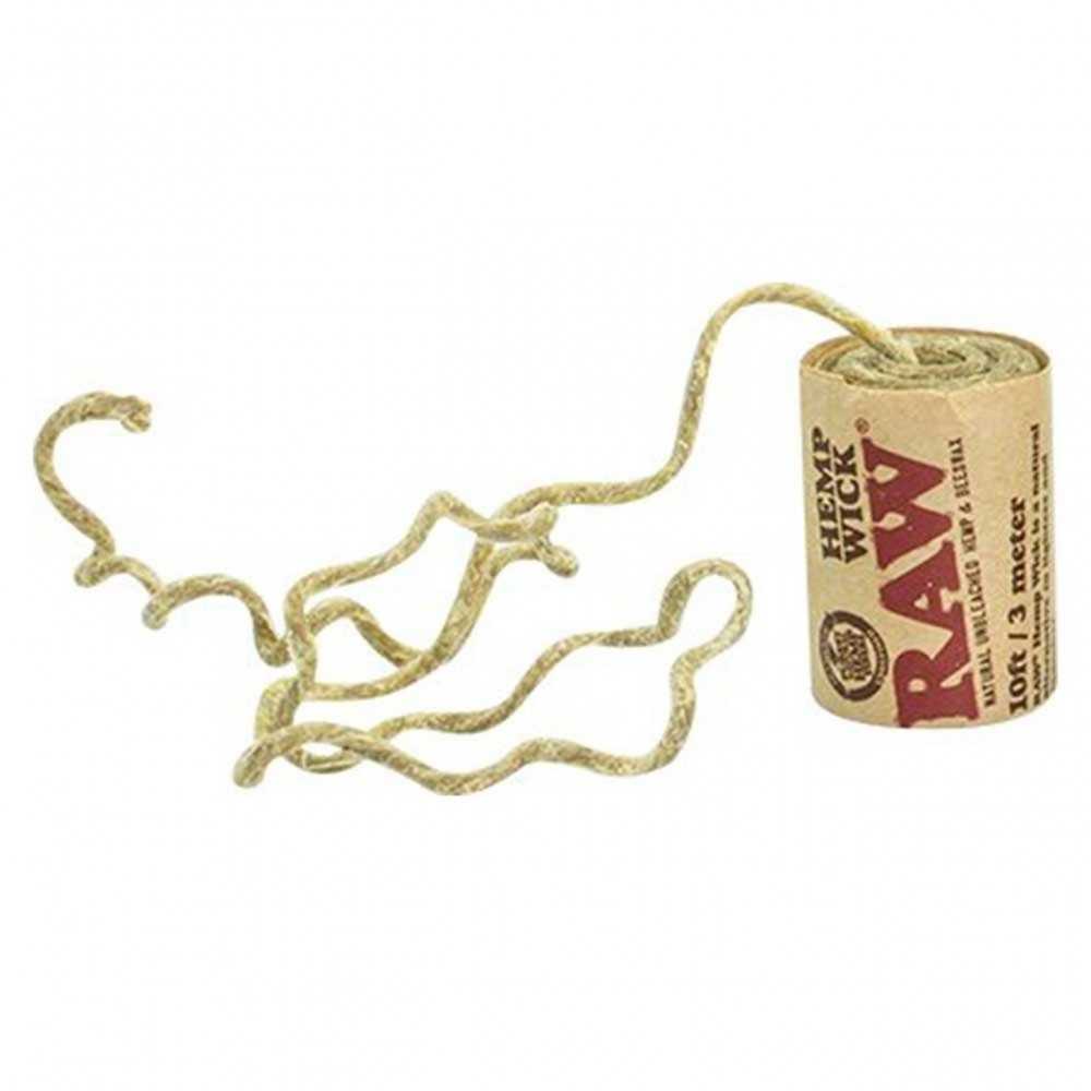 Stoppino di canapa grezza 3m RAW Artista Bong