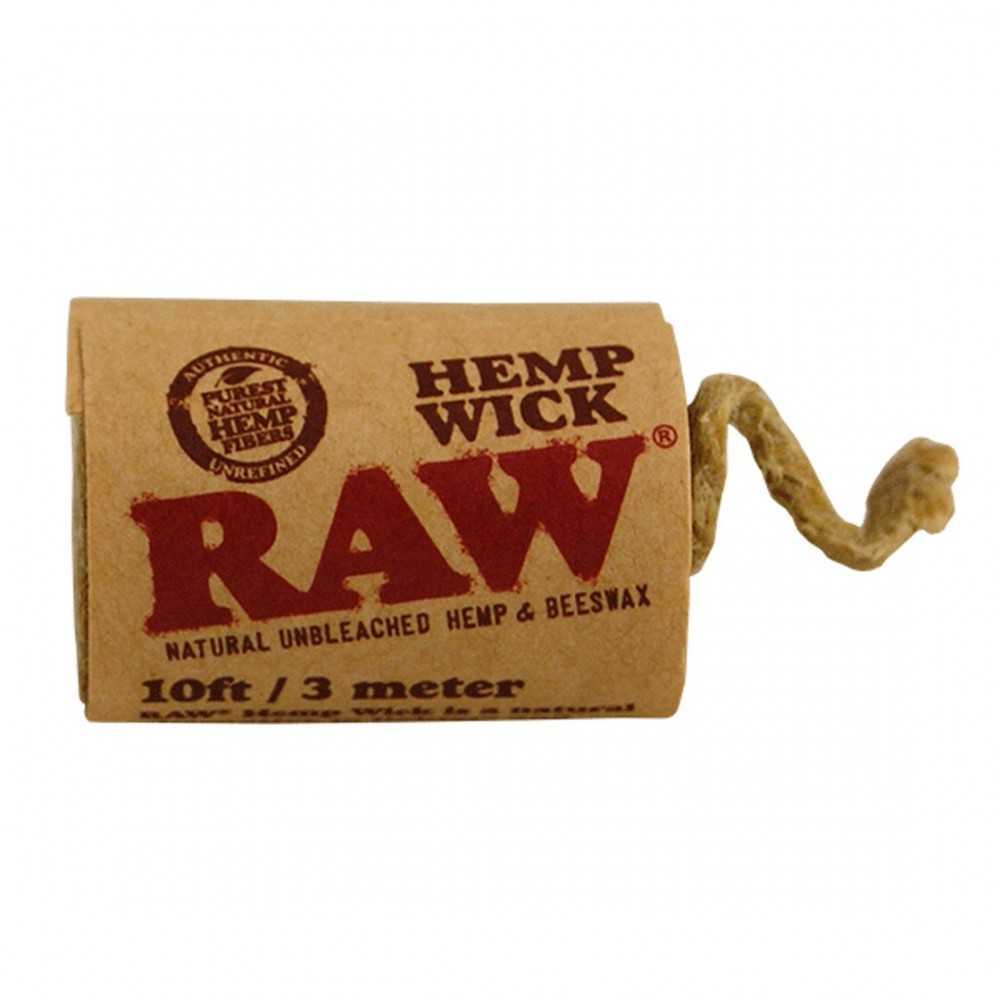 Stoppino di canapa grezza 3m RAW Artista Bong
