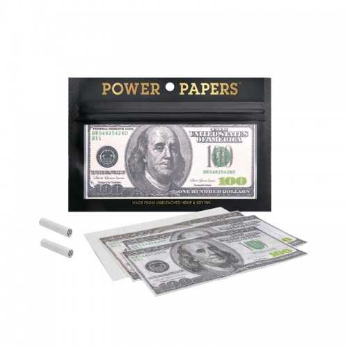 Power Papers en chanvre Dollars  Divers feuilles à rouler