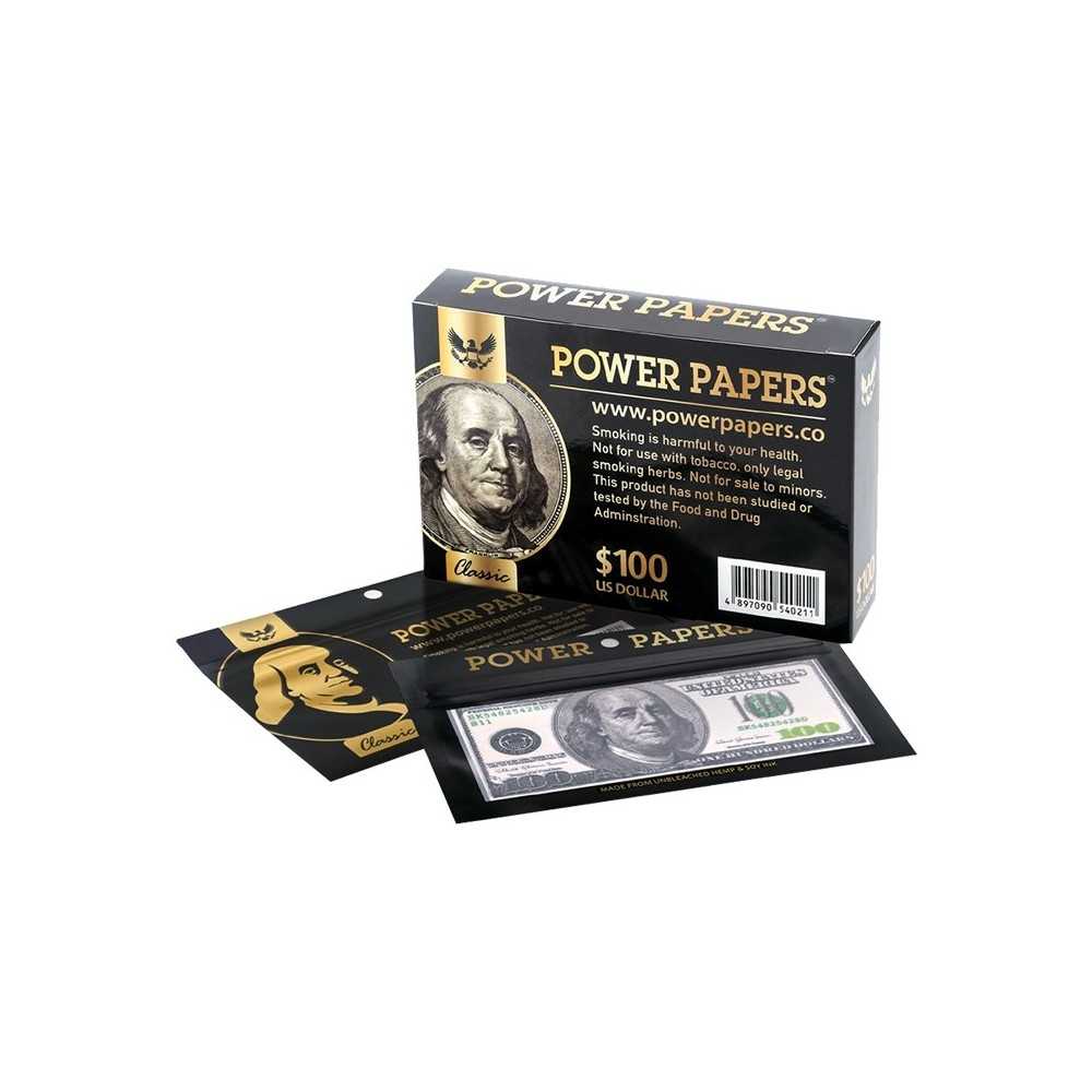 Power Papers in Hanf Dollars  Verschiedene Blätter zum Rollen