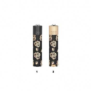 Clipper Rose d'oro in metallo + scatola Clipper Clipper