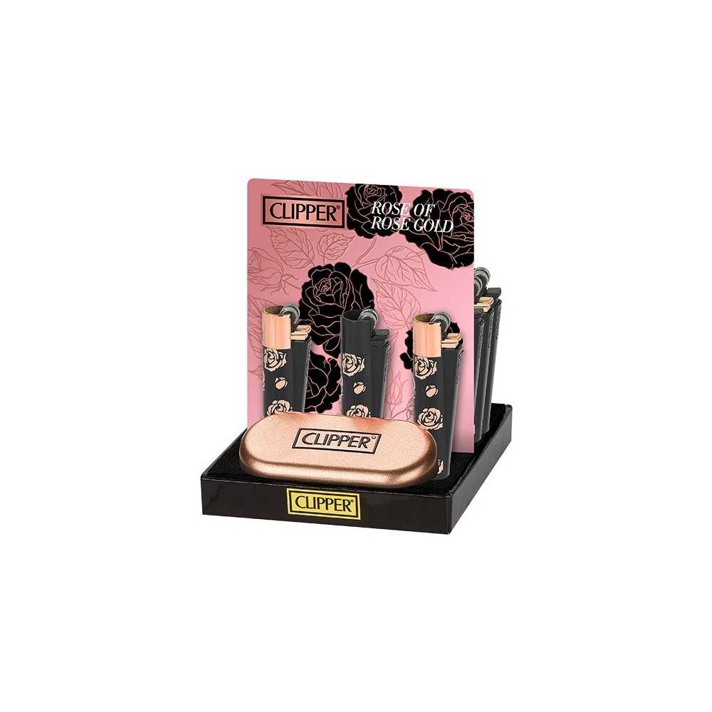 Clipper Metal Gold Roses + Box Clipper Clipper