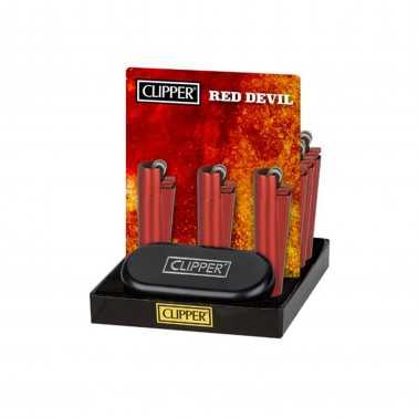 Clipper Metallo Red Devil + scatola Clipper