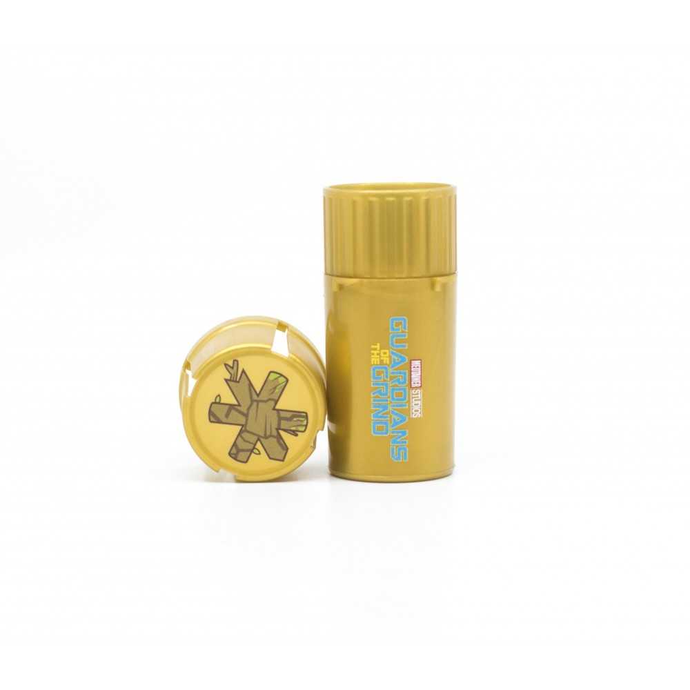 Medtainer Scatola + Macinino Guardiani "Groot Medtainer Lattine e bottiglie